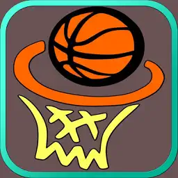 Classic Basketball Flick Challenge - Toss The Ball app icon