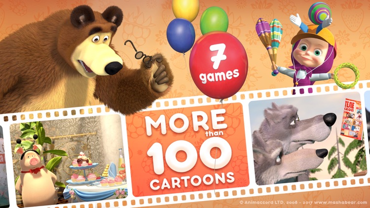 Masha and the Bear see & play screenshot-0