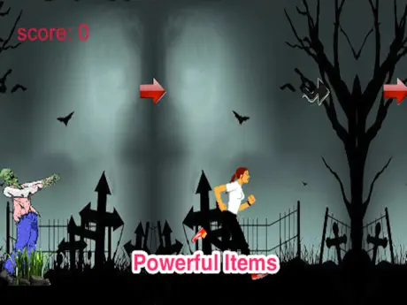 Girl vs Zombie: Running And Chasing