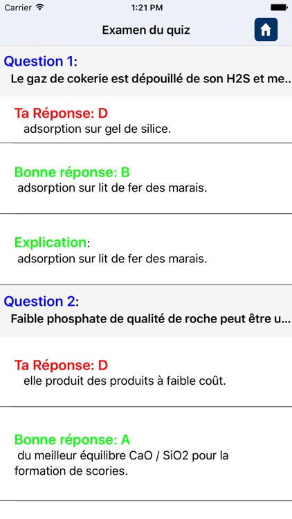 Questions d'ingénierie chimique screenshot-4