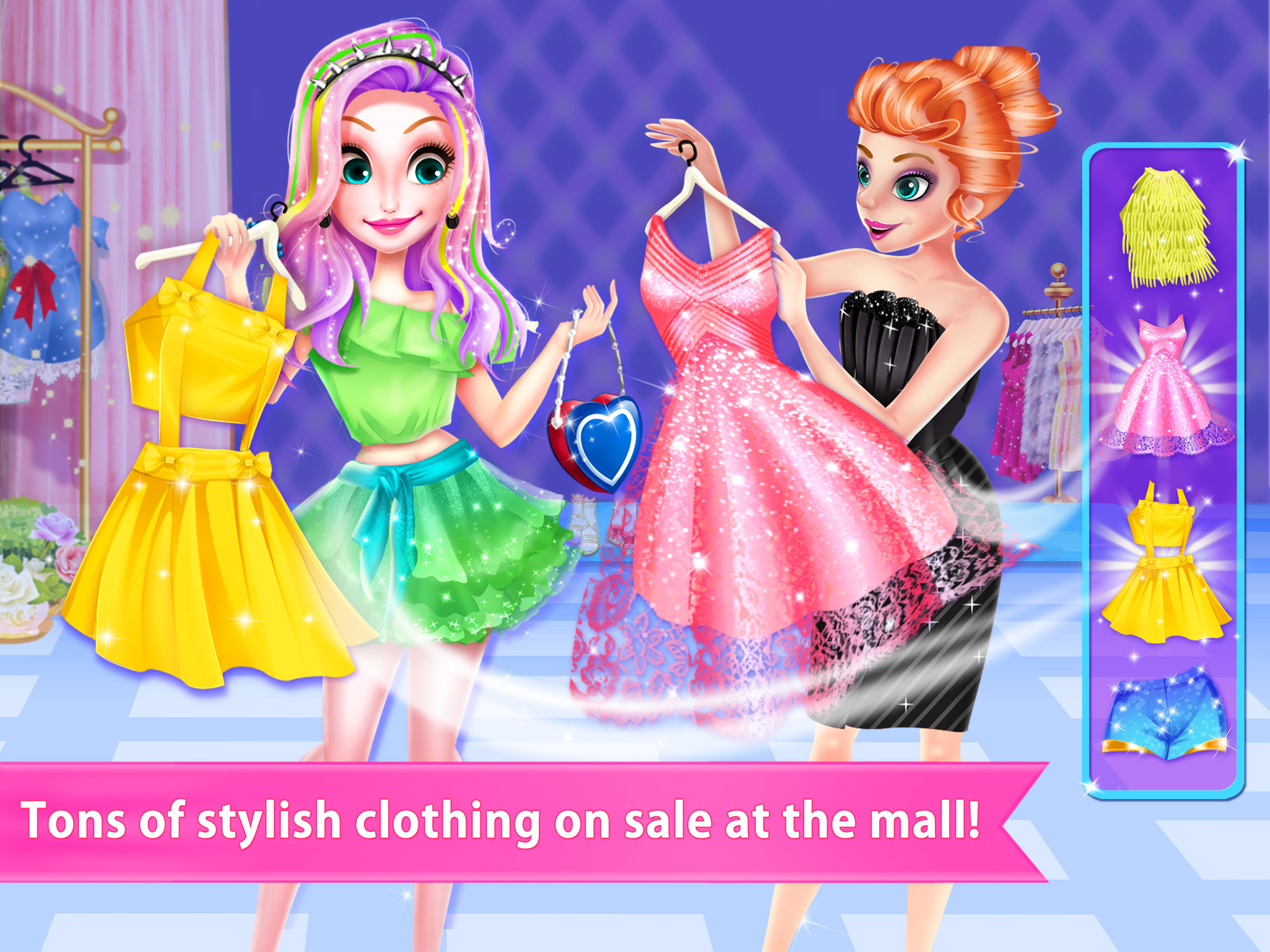 Mall Girl Shopping Day - Dress up Girl Games