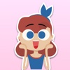 Fu Mo Girl stickers for iMessage