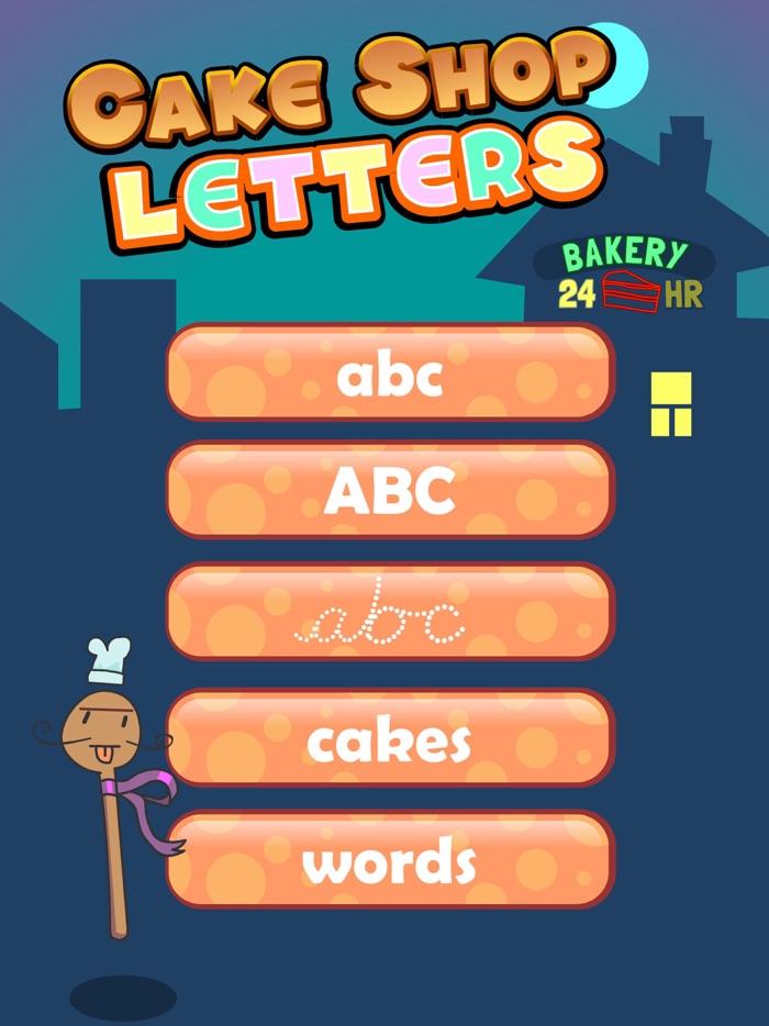 Cake Shop Letters