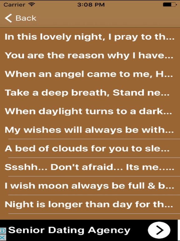 Good Night Messages And Greetings iPad screenshot