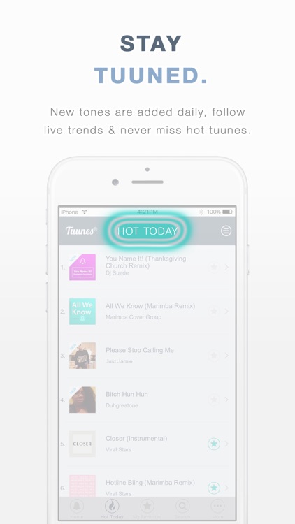 TUUNES™ Ringtones, Music & Text Tones for iPhone screenshot-4