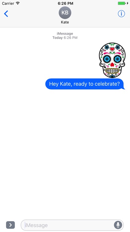 Muerto iMessage Sticker Pack