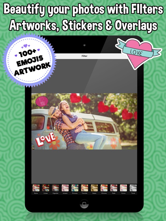 Screenshot #6 pour Valentine's Day Frames Photo Collage Editor