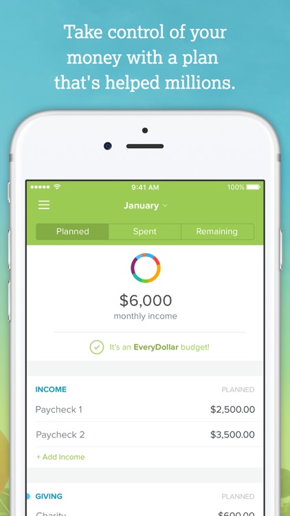 EveryDollar: Budget, Manage Money, Track Spending