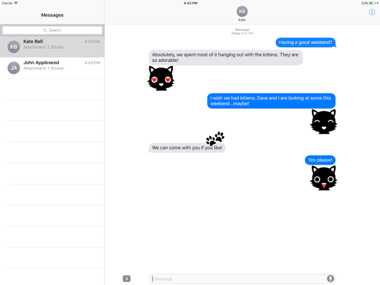 Screenshot #5 pour Purrfect Stickers for iMessage