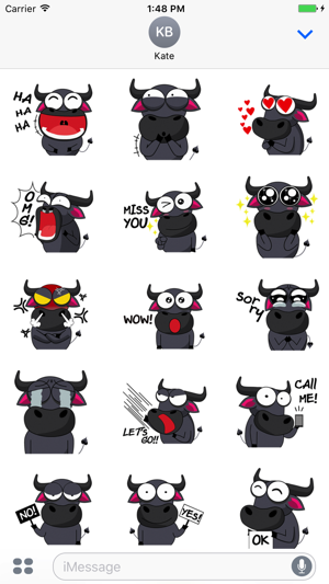 Mr Buffalo - Cute stickers for iMessage(圖1)-速報App