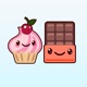 Kawaii Food Sticker app icon - Stickers app for iPhone