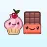 Kawaii Food Sticker icon