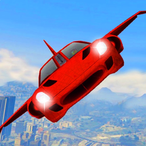 Futuristic Flying Muscle Car Shooting Simulator 3D iOS App