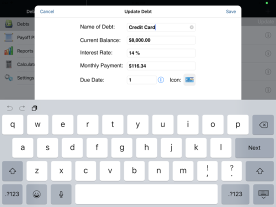 Screenshot #6 pour Debt Payoff Pro