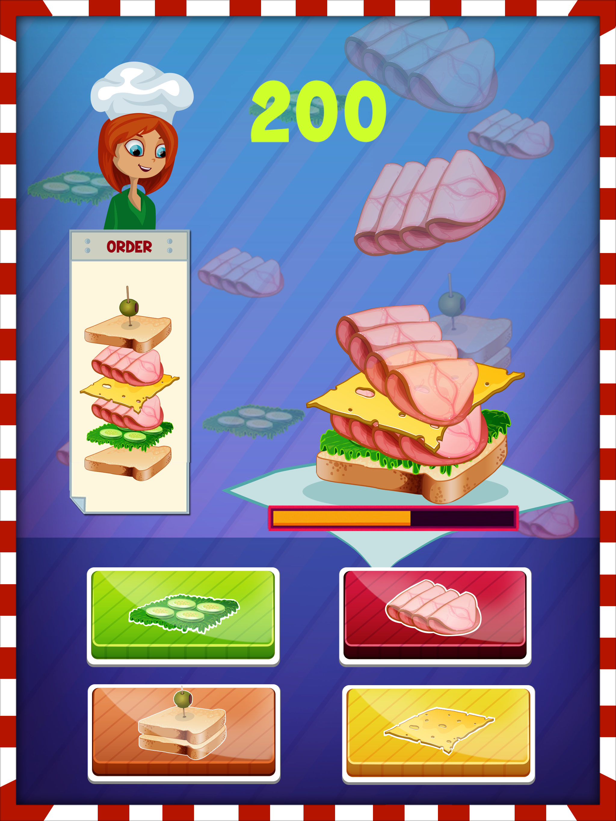 Christmas Sandwich Maker - Cooking Game for kids screenshot 5