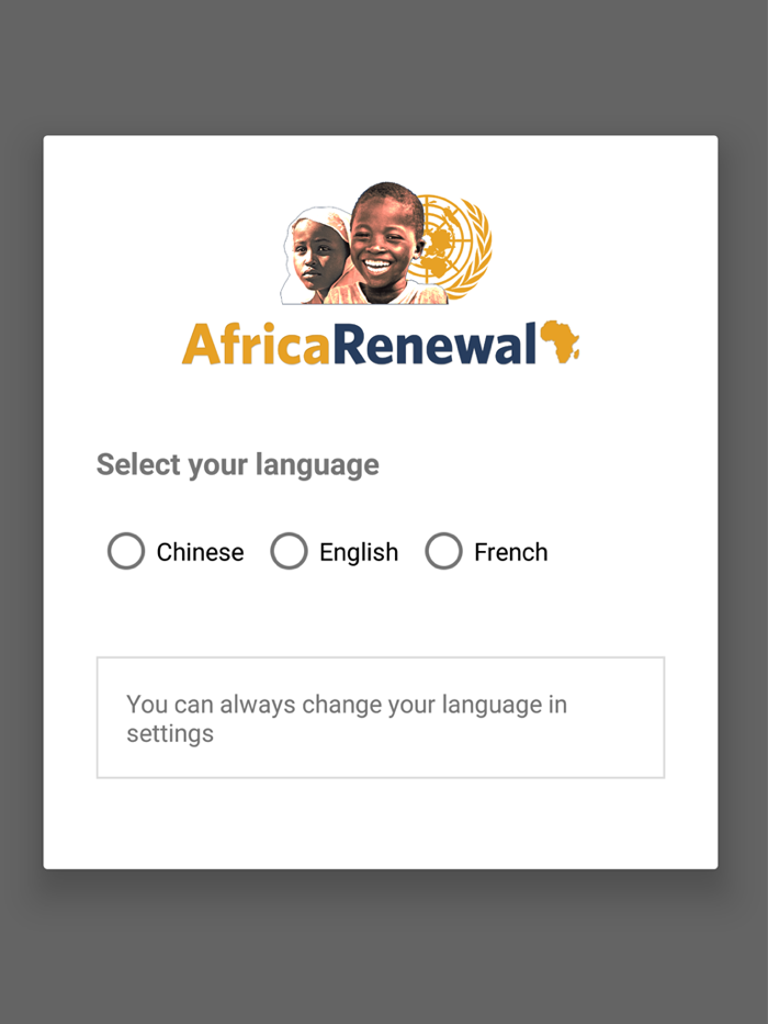 UN Africa Renewal Magazine
