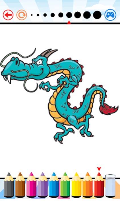 Dragon Art Coloring Book - Activities for Kid