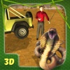 Snake Catcher Simulator & Wildlife Jeep Drive Game
