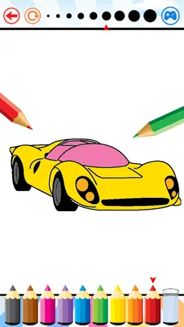 Game screenshot Super Car Coloring Book - Vehicle drawing for kids apk