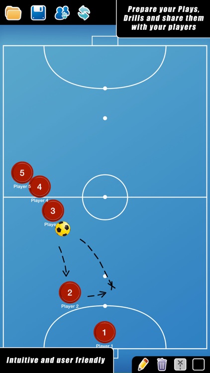 Coach Tactical Board for Futsal