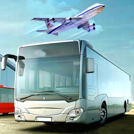 Airport Coach Drive Bus Driver Sim 3D icon