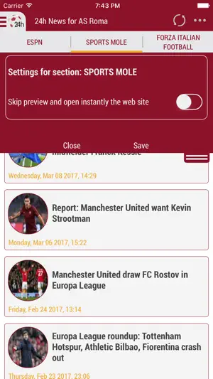 24h News for AS Roma screenshot 3