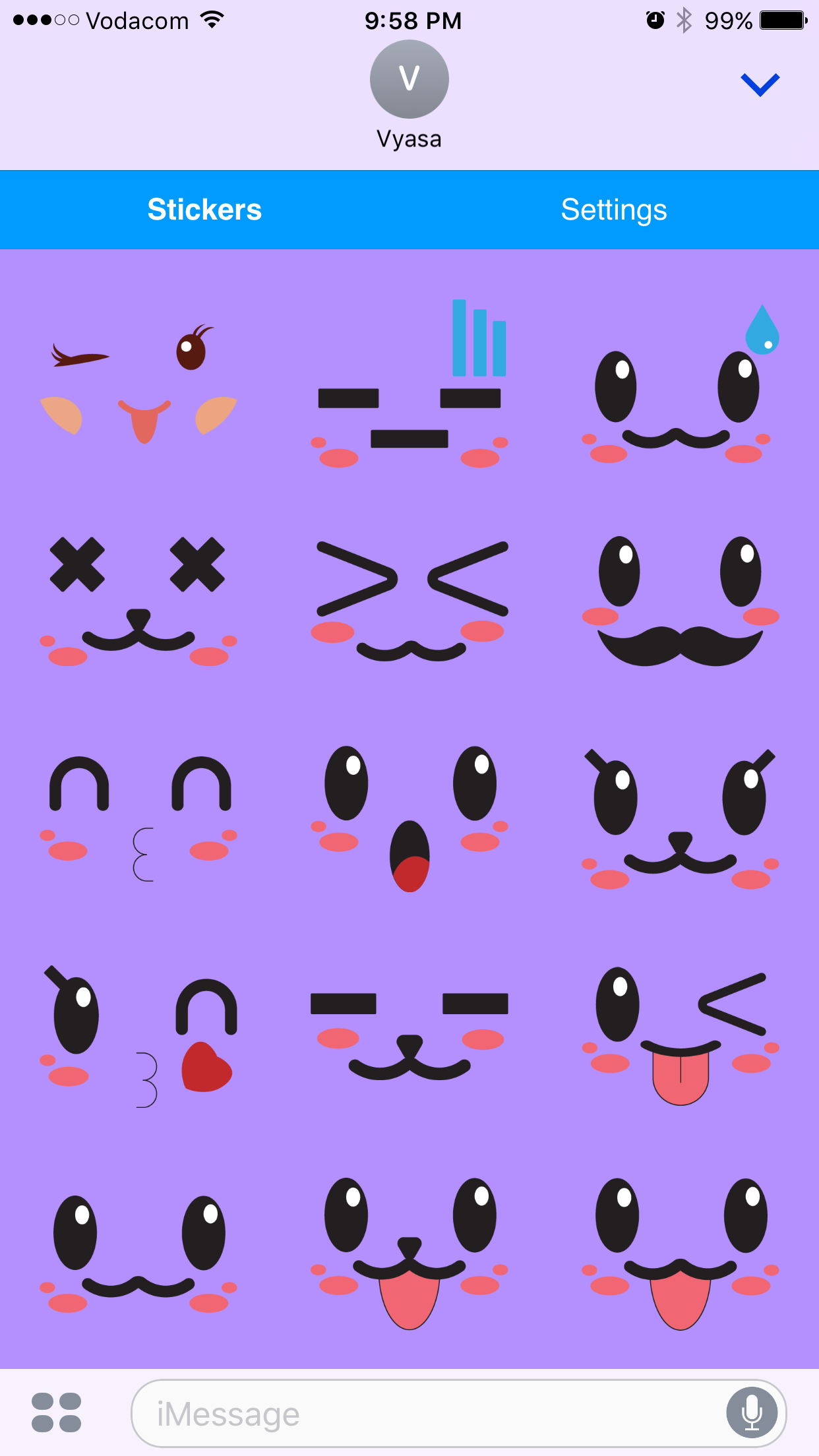 Kawaii Emoji - Cute Emoticon Stickers for Texting