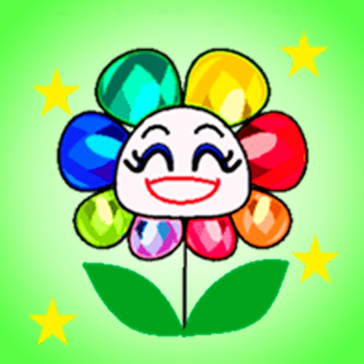 Jewel Flower Stickers! icon