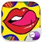 Let's fun with "Lip hot girl" stickers to make your photo look sexy