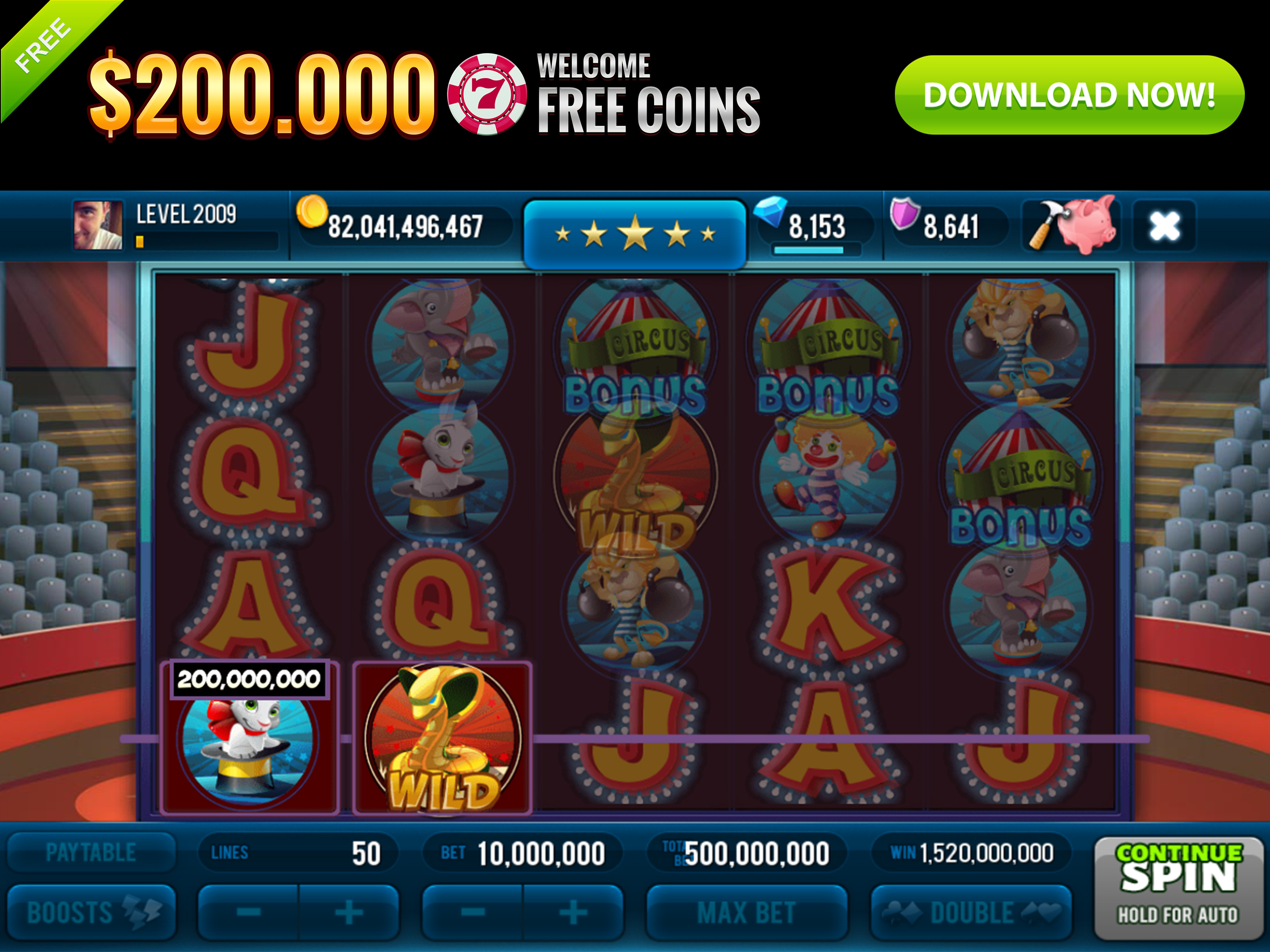 Miracle Circus Slots screenshot 6