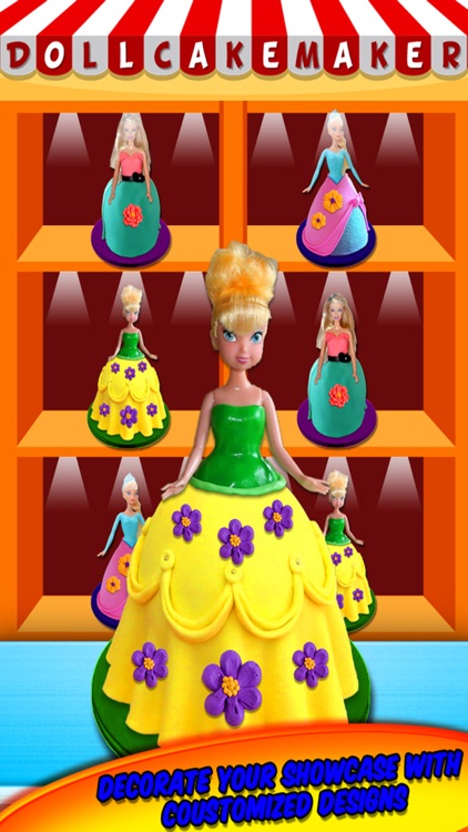 DIY Princess Doll Cake Shop Baker - Design It Girl screenshot-4