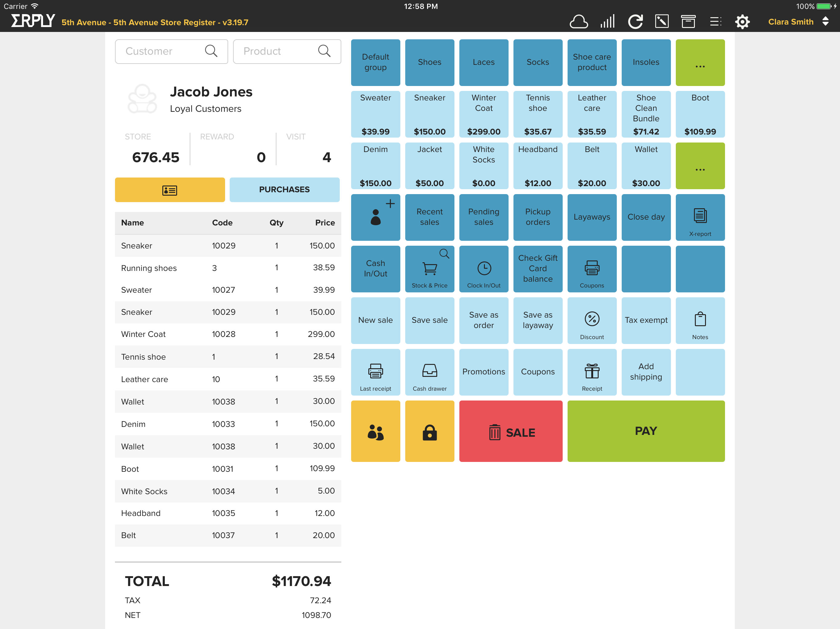 ERPLY Point of Sale (POS) with Integrated Payments screenshot 4