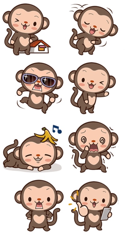 Best Monkey Stickers screenshot-2