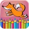 Animal Games And Little Fox Coloring Pages