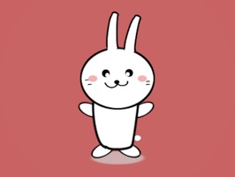 Rabbit Moving Sticker