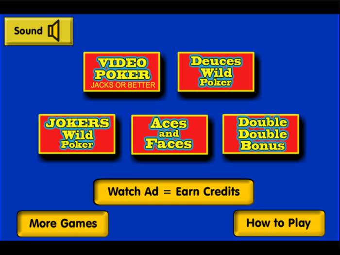 Video Poker by Tornado Games