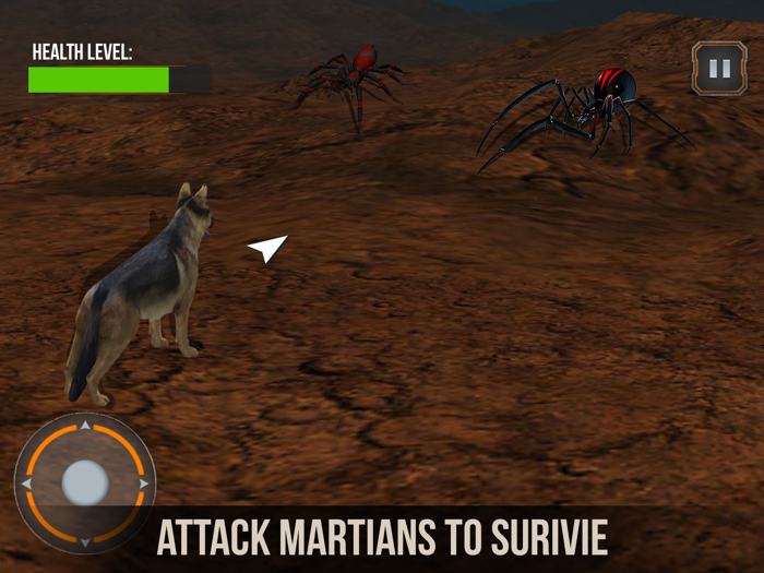 Martian Space Game Dog Mars Life