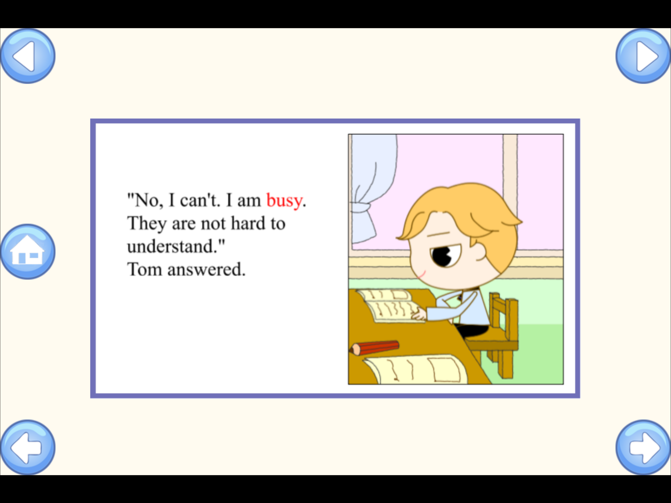 My School Story - Baby Learning English Flashcards