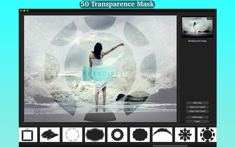 Screenshot #1 pour Photo Artistic 2 - Picture Editor & Text on Image