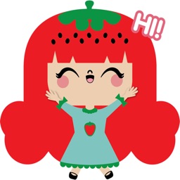 Strawberry Style adventures stickers for iMessage