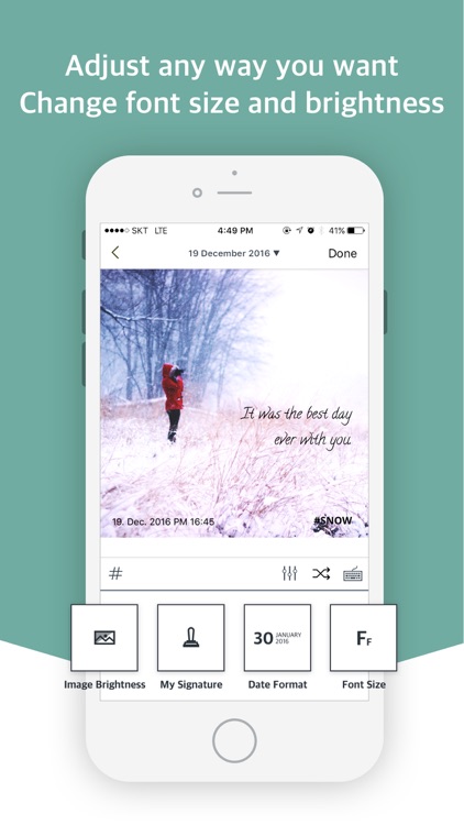 Paletto: Apply typo filter to your diary for Insta