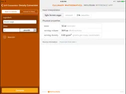 Wolfram Culinary Mathematics Reference App screenshot 10