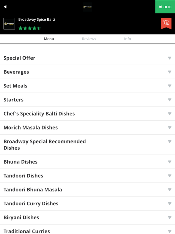 Screenshot #6 pour Broadway Spice Balti