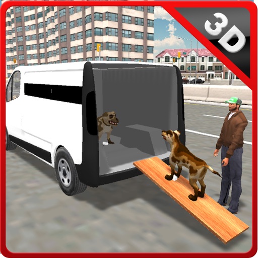 Pet Home Delivery Van & Transport minitruck sim 3d Icon