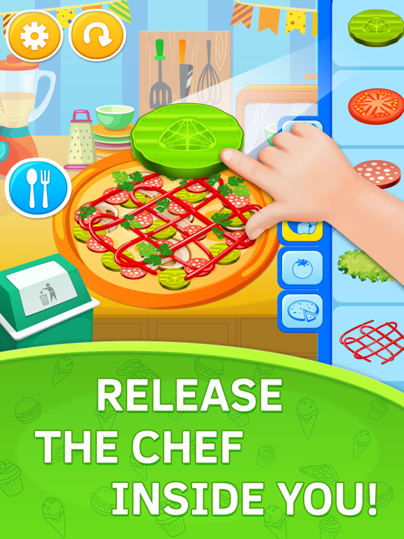 Screenshot #4 pour Baby Kitchen: Jeu de cuisine pizza pour bebe 3 ans