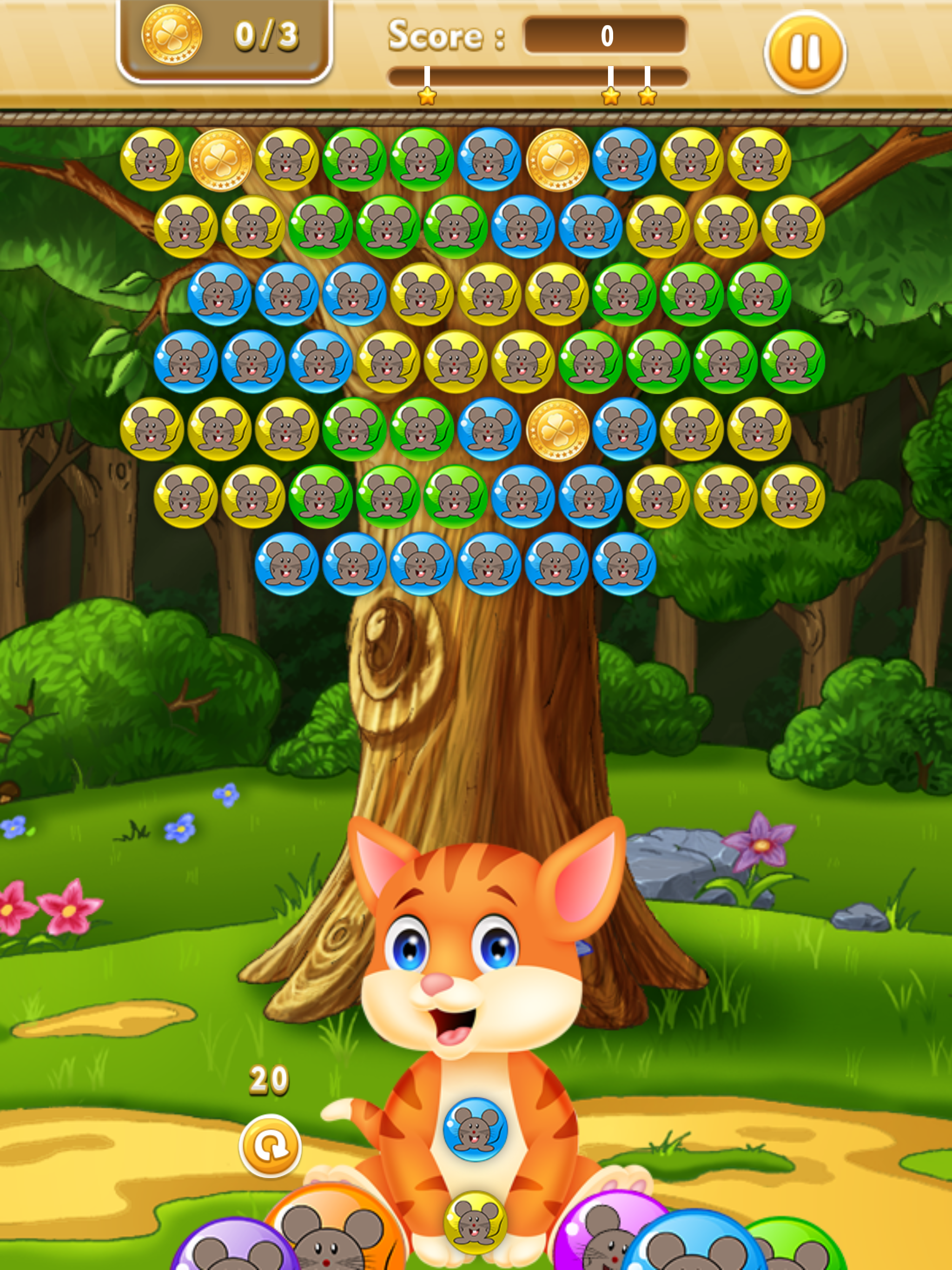 Farm cat Kuzya - Bubble Shooter screenshot 9