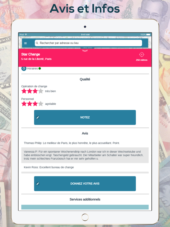 Screenshot #6 pour coChange - GPS du Change de devises