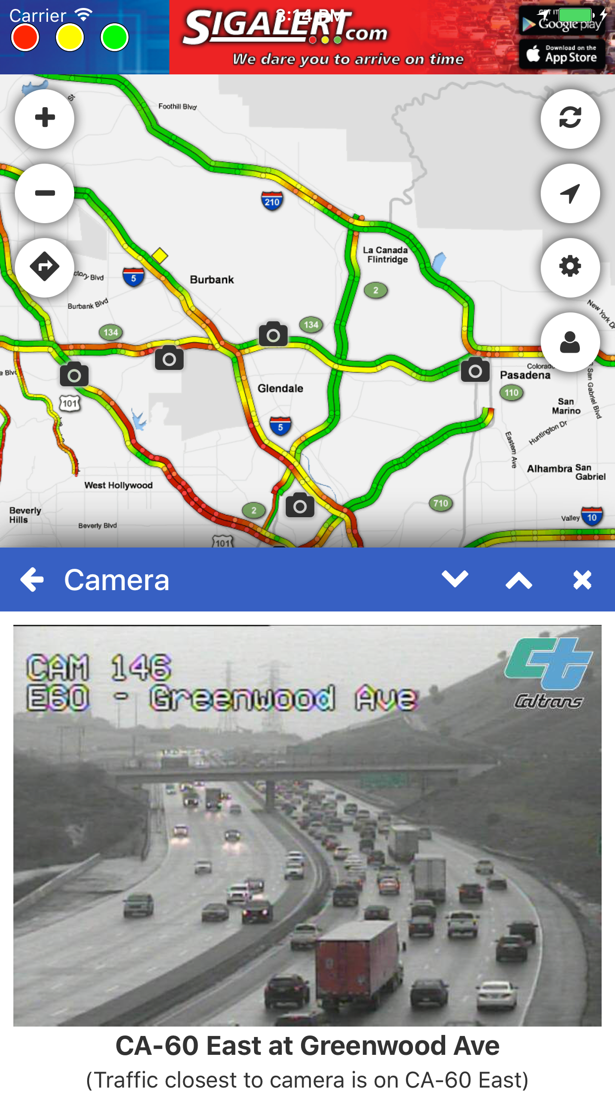 Sigalert.com - Live traffic reports