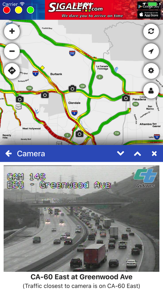 #3. Sigalert.com - Live traffic reports (iOS) 由: Sigalert.com