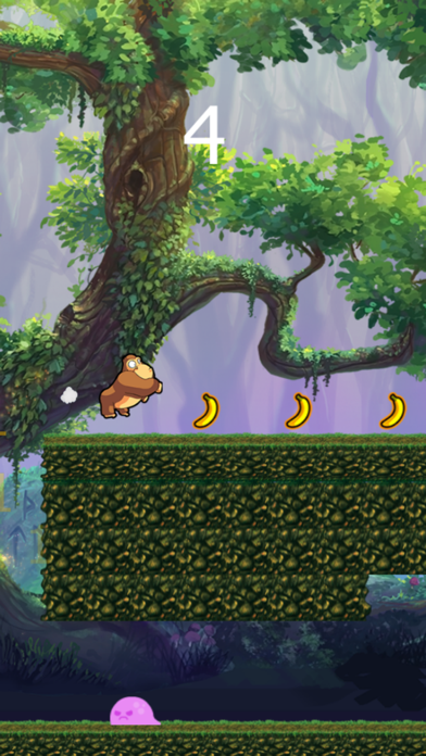 king kong run キングコング モンキー マジック サルジャンプ 逃げる 森の中 ゲームのおすすめ画像2